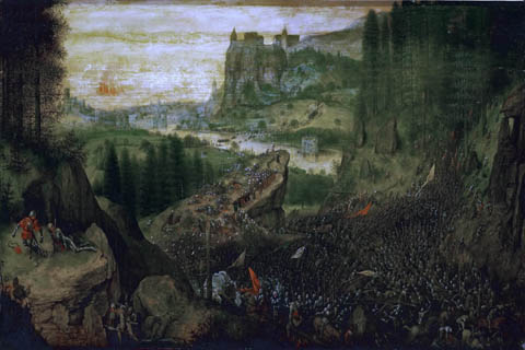(Brueghel, Pieter The Elder -- Самоубийство Саула)
