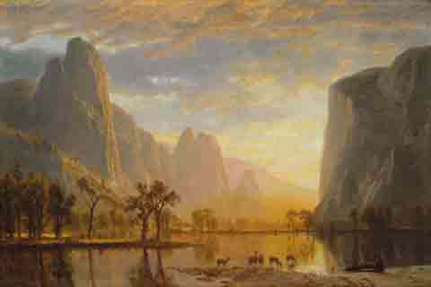(Albert Bierstadt Valley of the Yosemite)