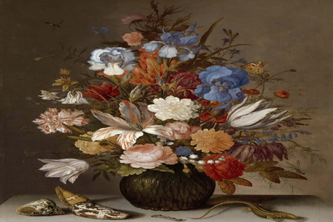 (Ast Balthasar van der Stilleven met bloemen. 1625-1630)