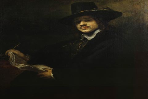 (ReMrandt Harmensz. van Rijn - Portrait of a Young Artist, 1650s)GH