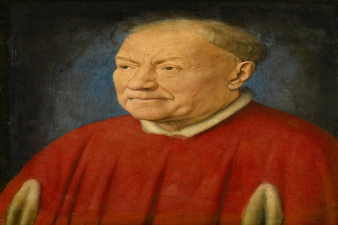 (Jan van Eyck -- Cardinal Niccolo Albergati)