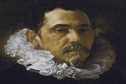 一名留着山羊胡子的男子-迭戈·罗德里格斯·德·席尔瓦·委拉斯贵支-西班牙