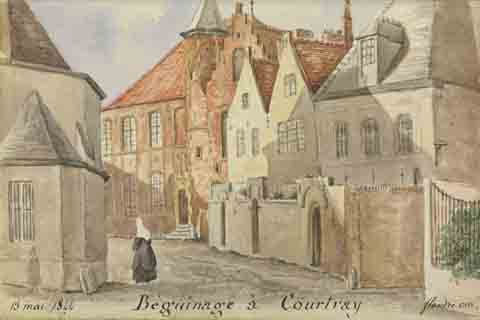 (Auguste de Peellaert - Beguinage in Kortrijk)