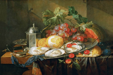 (Cornelis de Heem (1631-1695) -- Breakfast Still Life)