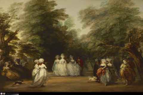 (Thomas Gainsborough - The Mall in St. James's Park, c. 1783)