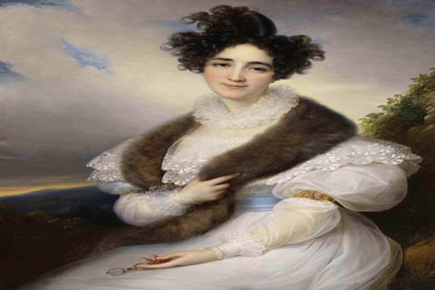 (Francois Joseph Kinsoen - Portrait of Marie-Josephine Lafont-Porcher)