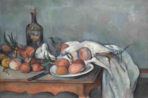 (Paul C閦anne Still Life with Onions)