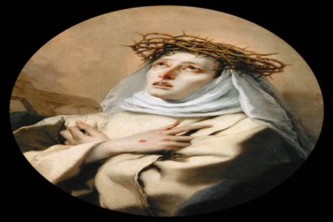 (Giovanni Battista Tiepolo -- Saint Catherine of Sienna)