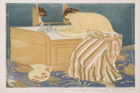 (Mary Cassatt Woman Bathing)