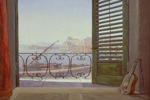 内佩尔的阳台》-卡尔·古斯塔夫·卡鲁斯(内佩尔的阳台-卡尔·古斯塔夫·卡鲁斯)