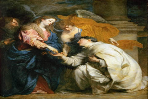 (Anthony van Dyck -- Mystic Marriage of the Blessed Hermann Joseph)GH
