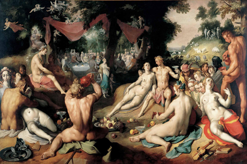 (Cornelis Cornelisz van Haarlem - The Wedding of Peleus and Thetis)