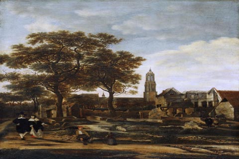 (Daniel Vosmaer Dutch (active Delft) documented 1650 View of Delft after the Explosion of 1654.tif)