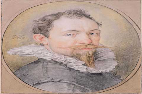(Hendrik Goltzius (1558–1617)-Self-Portrait, c. 1593-1594)