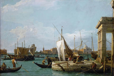 (Canaletto (1697-1768) -- The Dogana in Venice)