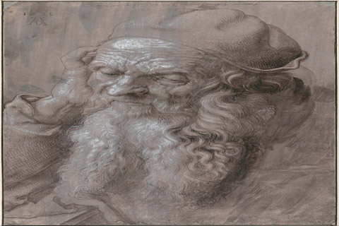 (Albrecht Dürer (1471–1528)-Head of an Old Man, 1521)