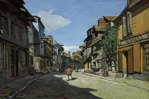 (Claude Monet Rue de la BavoleHonfleur)