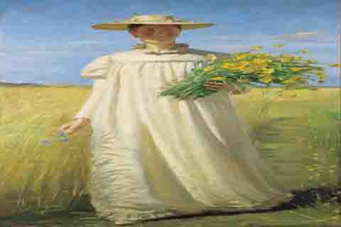(Michael Ancher Anna Ancher returning from the field)GH