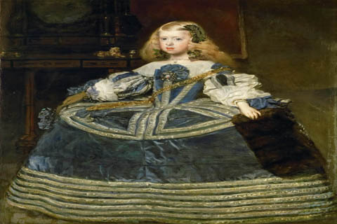 (Diego Vel醶quez -- The Infanta Margarita Teresa in a Blue Dress1)
