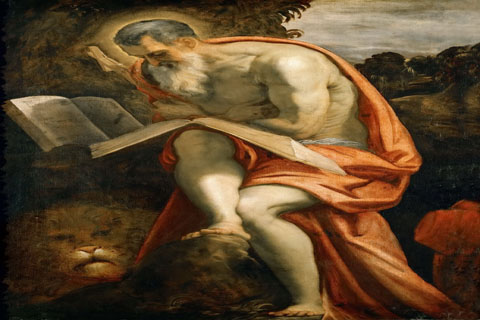 (Jacopo Tintoretto -- Saint Jerome)