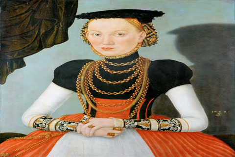 (Lucas Cranach the younger -- Portrait of a Woman)
