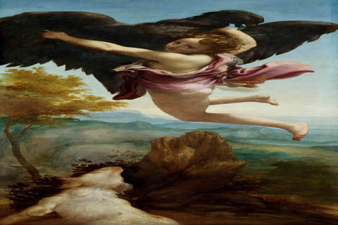 (Correggio -- Abduction of Ganymede)