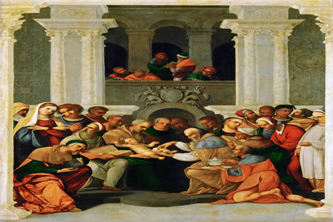 (Lodovico Mazzolino -- Circumcision of Christ)