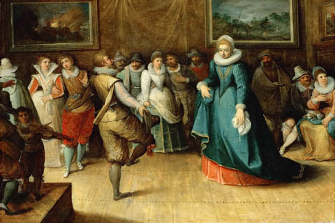 (Hieronymus Francken II -- A Dancing Party)