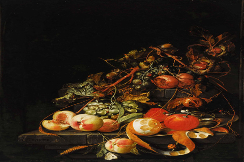 (Cornelis de Heem - Fruit Still Life)