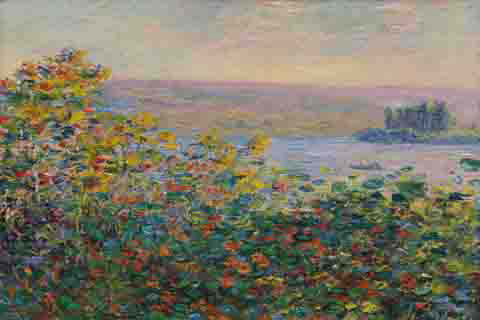 (Claude Monet Flower Beds at V閠heuil)