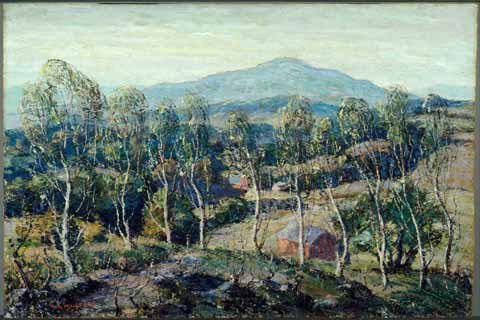 (Ernest Lawson (1873–1939)-New England Birches)