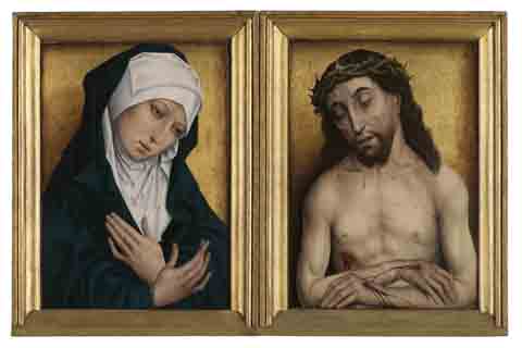 (Anonieme Meester - Mater Dolorosa and Man of Sorrows)