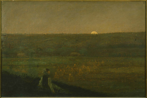 (George Fuller (1822 - 1884) (American)-Moonrise)
