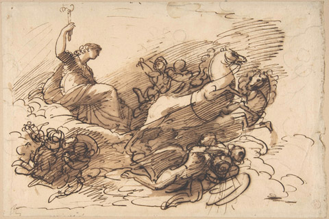 (Andrea Appiani Aurora Riding in Her Chariot)