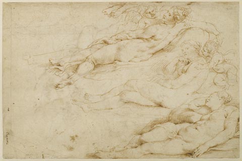 (Peter Paul Rubens - Studies of Venus, c.1618-1620)GH