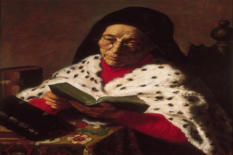 《正在阅读的老女人》-简•列文(Attributed to Jan Lievens Dutch (active Leiden and Amsterdam) 1607-1674 Old Woman Reading.tif)