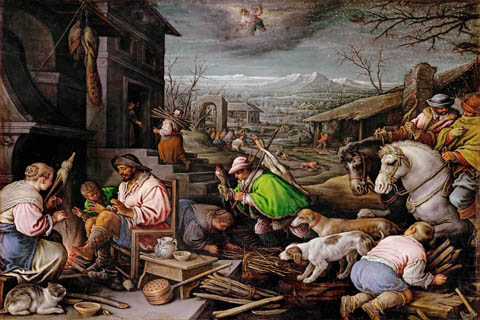 (Leandro Bassano (1557-1622) -- January)