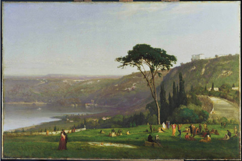 (George Inness (1825–1894)-Lake Albano)