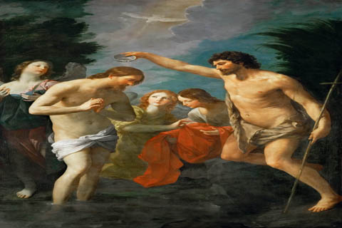 (Guido Reni (1575-1642) -- Baptism of Christ)