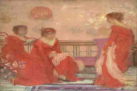 (James Abbott McNeill Whistler Harmony in Flesh Colour and Red)