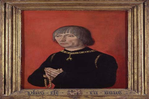 (Meester van de Vorstenportretten - Portrait of Lodewijk van Gruuthuuse)