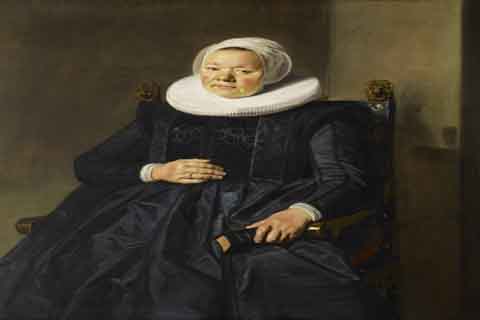 《一个女人的肖像》-弗朗斯·哈尔斯(Frans Hals - Portrait of a Woman, 1635)