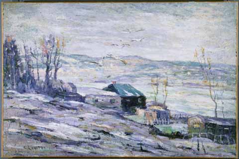 (Ernest Lawson (1873–1939)-Windy Day, Bronx River)GH