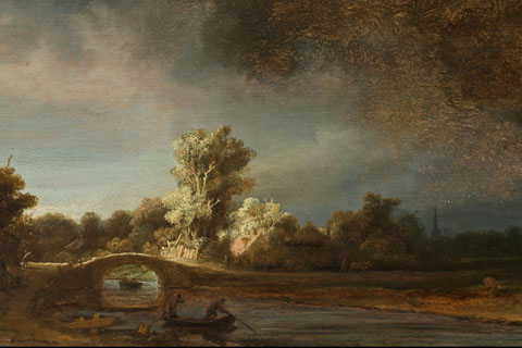 (石桥1638-伦勃朗·哈尔曼松·凡·莱因-荷兰)