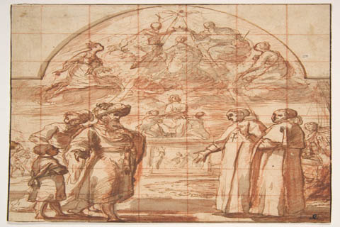 (Alessandro Tiarini Allegory of the Trinitarian Order)
