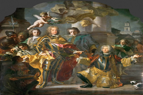 (Francesco Solimena and Johann Gottfried Auerbach -- Charles VI)
