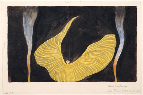 (Koloman Moser (1868–1918)-Loïe Fuller in the Dance The Archangel)