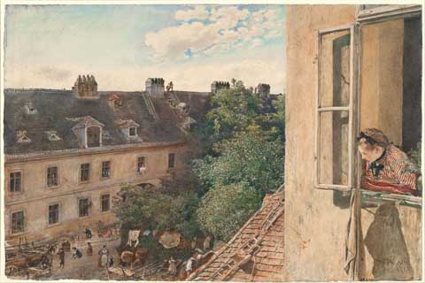 (Rudolf von Alt (1812–1905)-View of the Alservorstadt, 1872)