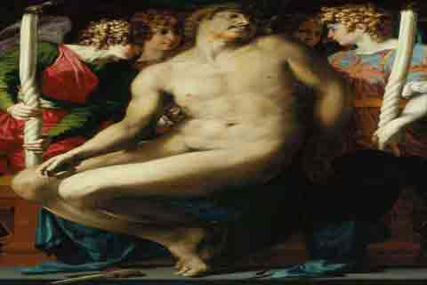(Rosso Fiorentino Giovanni Battista di Jacopo The Dead Christ with Angels)