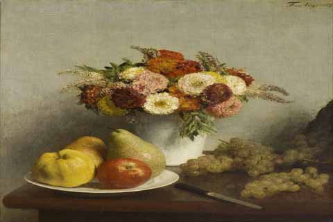 (Henri Fantin-Latour Flowers and Fruit)